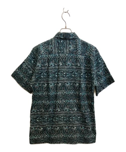 Patagonia（パタゴニア）Patagonia (パタゴニア) 半袖シャツ ブラック×ブルー サイズ:Ｓの古着・服飾アイテム