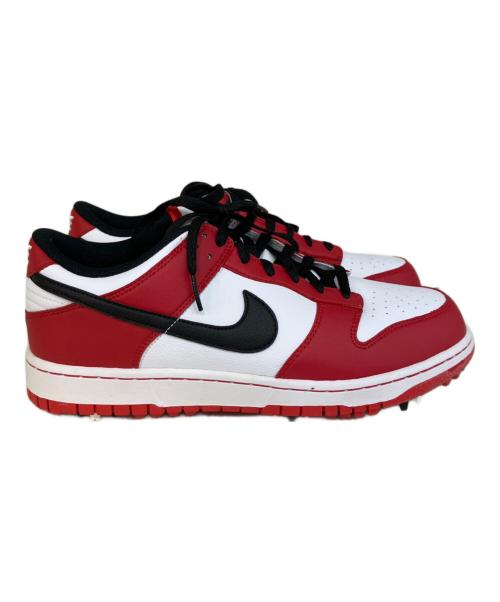 NIKE（ナイキ）NIKE (ナイキ) DUNK LOW ゴルフシューズ レッド サイズ:27cm 未使用品の古着・服飾アイテム