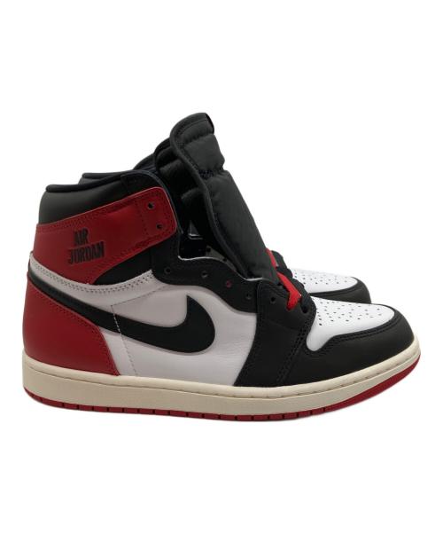 NIKE（ナイキ）NIKE (ナイキ) エアジョーダン1 レトロ ハイ OG ハイカットスニーカー レッドxホワイトxブラック サイズ:28の古着・服飾アイテム