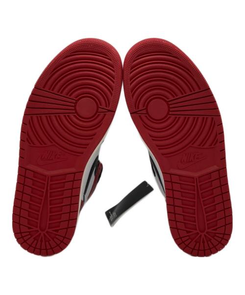 NIKE（ナイキ）NIKE (ナイキ) エアジョーダン1 レトロ ハイ OG ハイカットスニーカー レッドxホワイトxブラック サイズ:28の古着・服飾アイテム