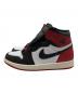 NIKE (ナイキ) エアジョーダン1 レトロ ハイ OG ハイカットスニーカー レッドxホワイトxブラック サイズ:28：14000円
