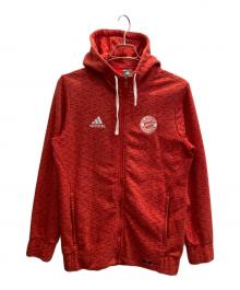 adidas（アディダス）の古着「ジップパーカー　バイエルンミュンヘン」｜レッド