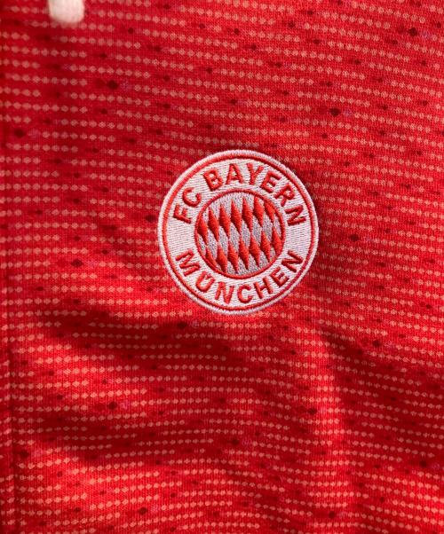 adidas（アディダス）adidas (アディダス) ジップパーカー　バイエルンミュンヘン レッド サイズ:Ｌの古着・服飾アイテム