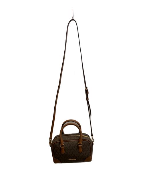 MICHAEL KORS（マイケル・コース）MICHAEL KORS (マイケル・コース) コンバーチブル　ショルダーバッグ ブラウンの古着・服飾アイテム