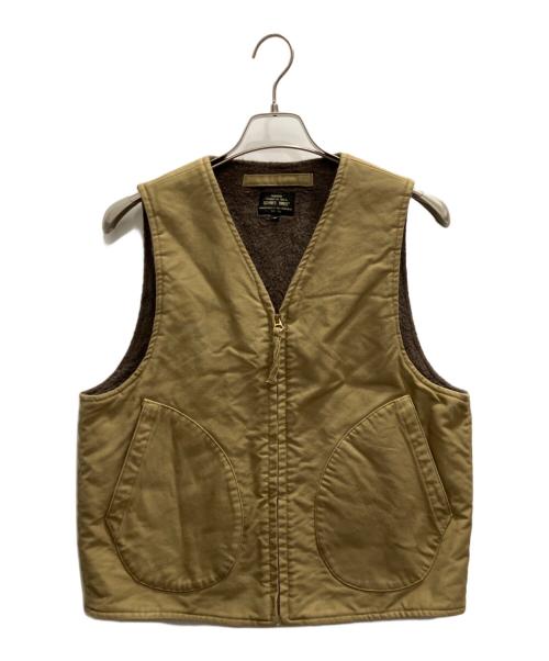 SCHOTT BROS.（ショット）SCHOTT BROS. (ショット) CIVILIAN DECK VEST ブラウン サイズ:Мの古着・服飾アイテム