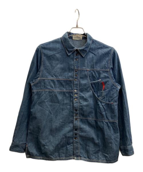 HAI SPORTING GEAR（ハイスポーティングギア）HAI SPORTING GEAR (ハイスポーティングギア) 長袖シャツ インディゴ サイズ:Мの古着・服飾アイテム