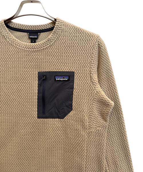 Patagonia（パタゴニア）Patagonia (パタゴニア) R1エア クルーネック ベージュ サイズ:Мの古着・服飾アイテム