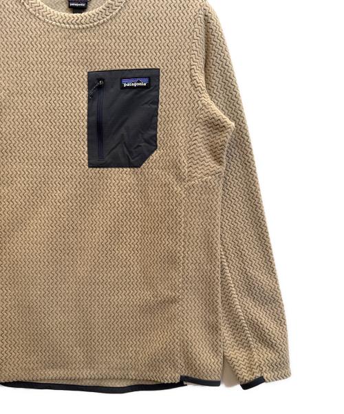 Patagonia（パタゴニア）Patagonia (パタゴニア) R1エア クルーネック ベージュ サイズ:Мの古着・服飾アイテム