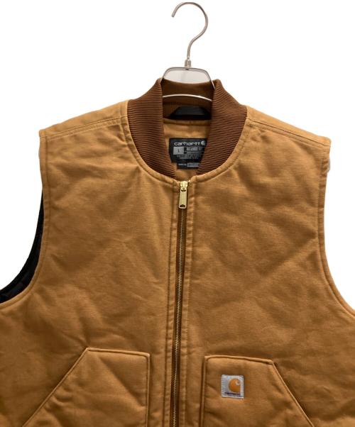 CarHartt（カーハート）CarHartt (カーハート) ダックベスト カーキ サイズ:Ｌの古着・服飾アイテム