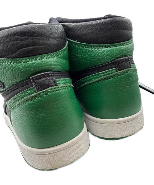 NIKE（ナイキ）NIKE (ナイキ) RetroHighOG Black/Pine Green グリーン×ブラック サイズ:26.5cmの古着・服飾アイテム