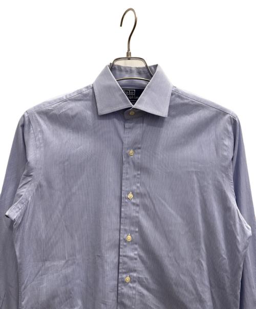 POLO RALPH LAUREN（ポロ・ラルフローレン）POLO RALPH LAUREN (ポロ・ラルフローレン) 80-90s長袖シャツ ブルー サイズ:32の古着・服飾アイテム