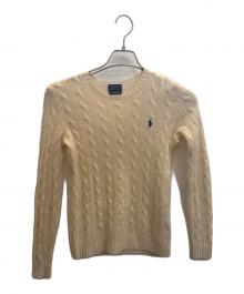 POLO RALPH LAUREN（ポロ・ラルフローレン）の古着「カシミヤ混ニット」｜ベージュ