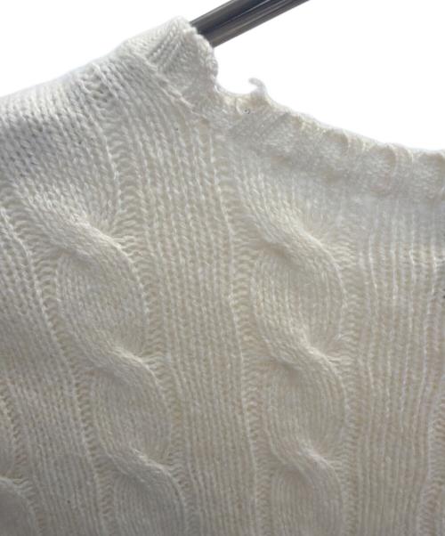 POLO RALPH LAUREN（ポロ・ラルフローレン）POLO RALPH LAUREN (ポロ・ラルフローレン) カシミヤ混ニット ベージュ サイズ:XSの古着・服飾アイテム