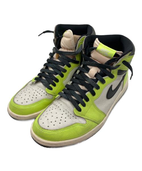 NIKE（ナイキ）NIKE (ナイキ) AIR JORDAN ホワイト×グリーン サイズ:SIZE 27.5cmの古着・服飾アイテム
