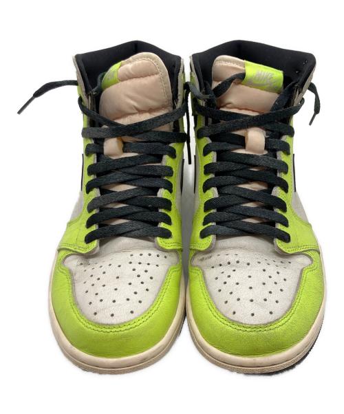 NIKE（ナイキ）NIKE (ナイキ) AIR JORDAN ホワイト×グリーン サイズ:SIZE 27.5cmの古着・服飾アイテム