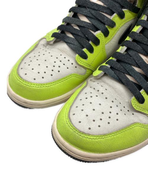 NIKE（ナイキ）NIKE (ナイキ) AIR JORDAN ホワイト×グリーン サイズ:SIZE 27.5cmの古着・服飾アイテム