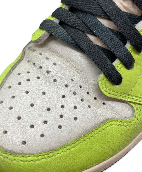 NIKE（ナイキ）NIKE (ナイキ) AIR JORDAN ホワイト×グリーン サイズ:SIZE 27.5cmの古着・服飾アイテム
