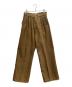 T.T（タイガ タカハシ）の古着「MINER TROUSERS」｜ブラウン