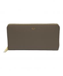 CELINE（セリーヌ）の古着「ラージジップドウォレット」｜ベージュ
