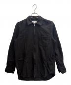 COMME des GARCONS SHIRTコムデギャルソンシャツ）の古着「横タグ　ウールスイングトップ」｜ブラック