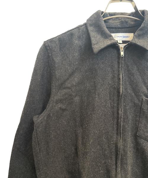 COMME des GARCONS SHIRT（コムデギャルソンシャツ）COMME des GARCONS SHIRT (コムデギャルソンシャツ) 横タグ　ウールスイングトップ ブラック サイズ:Ｓの古着・服飾アイテム
