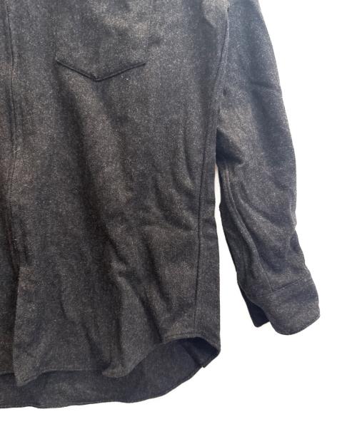 COMME des GARCONS SHIRT（コムデギャルソンシャツ）COMME des GARCONS SHIRT (コムデギャルソンシャツ) 横タグ　ウールスイングトップ ブラック サイズ:Ｓの古着・服飾アイテム