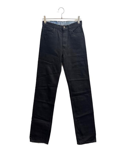 MARTIN MARGIELA（マルタン・マルジェラ）MARTIN MARGIELA (マルタン・マルジェラ) アーティザナル　ペンキデニムパンツ ブラック×インディゴ サイズ:Ｓの古着・服飾アイテム