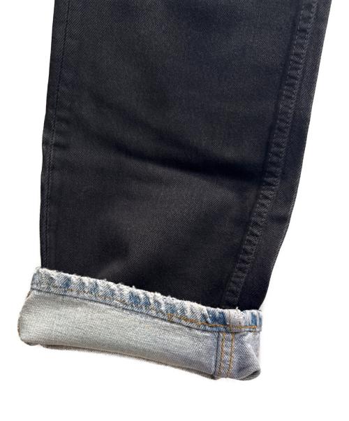 MARTIN MARGIELA（マルタン・マルジェラ）MARTIN MARGIELA (マルタン・マルジェラ) アーティザナル　ペンキデニムパンツ ブラック×インディゴ サイズ:Ｓの古着・服飾アイテム