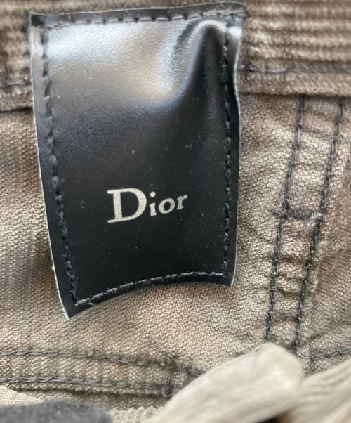 Dior（ディオール）Dior (ディオール) コーデュロイパンツ グレー サイズ:66cm (W26)の古着・服飾アイテム
