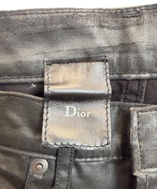 Dior（ディオール）Dior (ディオール) ラスターコーティングパンツ ブラック サイズ:W26の古着・服飾アイテム