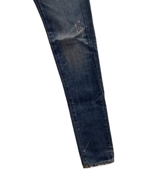 Christian Dior（クリスチャン ディオール）Christian Dior (クリスチャン ディオール) 爪痕デニムパンツ インディゴ サイズ:66cm (W26)の古着・服飾アイテム