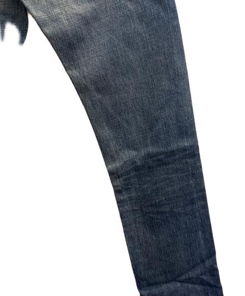 Christian Dior（クリスチャン ディオール）Christian Dior (クリスチャン ディオール) 爪痕デニムパンツ インディゴ サイズ:66cm (W26)の古着・服飾アイテム