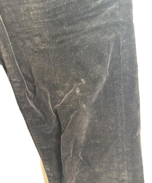 Dior（ディオール）Dior (ディオール) ベロアスキニーパンツ ブラック サイズ:w26の古着・服飾アイテム