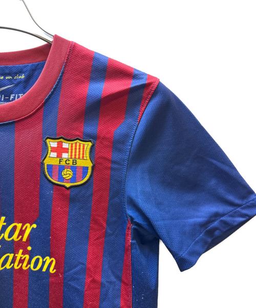 NIKE（ナイキ）NIKE (ナイキ) FCバルセロナ サッカーユニフォーム ネイビー×レッド サイズ:Ｓの古着・服飾アイテム