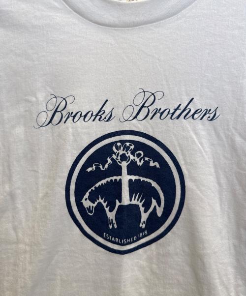 BROOKS BROTHERS（ブルックスブラザーズ）BROOKS BROTHERS (ブルックスブラザーズ) 90's　半袖カットソー ホワイト サイズ:Ｌの古着・服飾アイテム