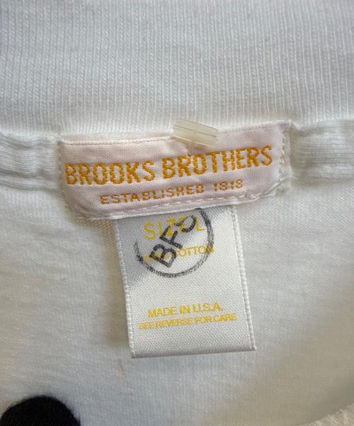 BROOKS BROTHERS（ブルックスブラザーズ）BROOKS BROTHERS (ブルックスブラザーズ) 90's　半袖カットソー ホワイト サイズ:Ｌの古着・服飾アイテム
