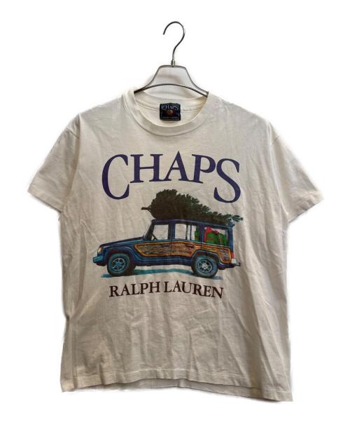 CHAPS RALPH LAUREN（チャップス ラルフローレン）CHAPS RALPH LAUREN (チャップス ラルフローレン) 半袖カットソー ホワイト サイズ:フリーの古着・服飾アイテム