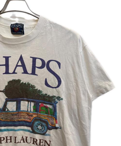 CHAPS RALPH LAUREN（チャップス ラルフローレン）CHAPS RALPH LAUREN (チャップス ラルフローレン) 半袖カットソー ホワイト サイズ:フリーの古着・服飾アイテム