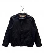 BURBERRYバーバリー）の古着「ジップブルゾン」｜ブラック