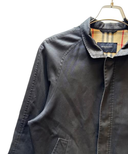 BURBERRY（バーバリー）BURBERRY (バーバリー) ジップブルゾン ブラック サイズ:Мの古着・服飾アイテム