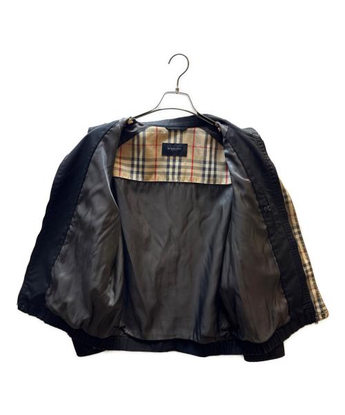 BURBERRY（バーバリー）BURBERRY (バーバリー) ジップブルゾン ブラック サイズ:Мの古着・服飾アイテム