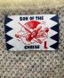 son of the cheese (（サノバチーズ）) 21AW Water KNIT モヘア混厚手ニット グレー×ブルー サイズ:Ｌ：12000円