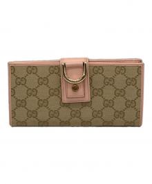 GUCCI（グッチ）の古着「ニューアビー長財布」｜ピンク