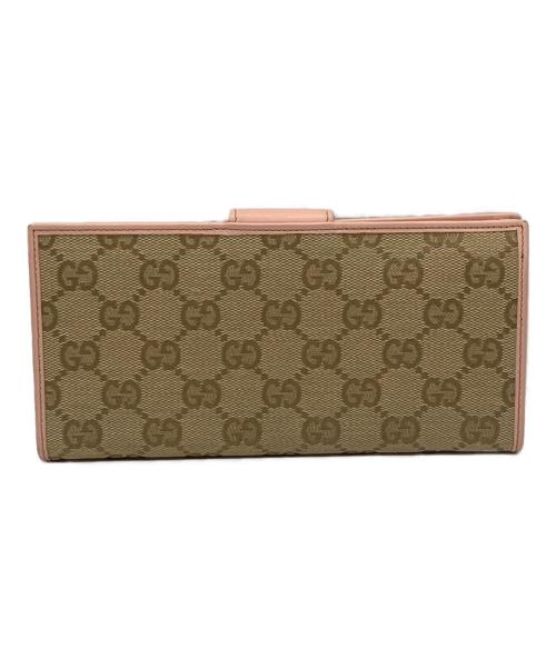 GUCCI（グッチ）GUCCI (グッチ) ニューアビー長財布 ピンクの古着・服飾アイテム