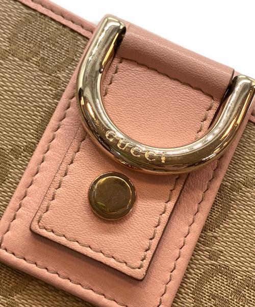 GUCCI（グッチ）GUCCI (グッチ) ニューアビー長財布 ピンクの古着・服飾アイテム