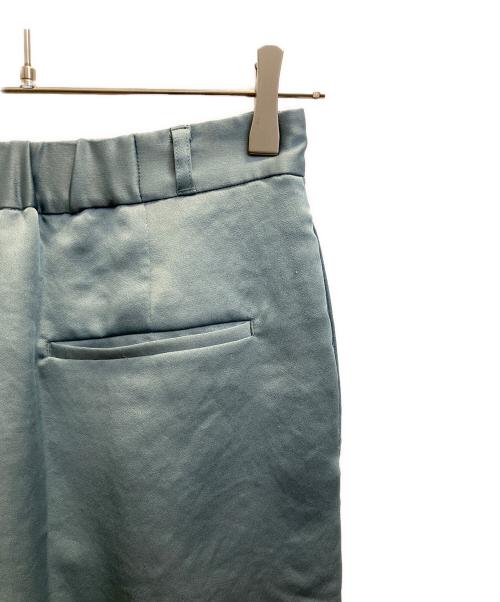 UNITED TOKYO（ユナイテッドトーキョー）UNITED TOKYO (ユナイテッドトーキョー) サテンタックストレートパンツ ミントグリーン サイズ:SIZE 3の古着・服飾アイテム