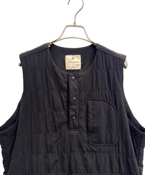 Snow peak（スノーピーク）Snow peak (スノーピーク) Flexible Insulated Vest ブラック サイズ:Мの古着・服飾アイテム