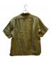 NIGEL CABOURN (ナイジェルケーボン) LINEN TWILL OPEN COLLAR SHIRT グリーン サイズ:48：12000円