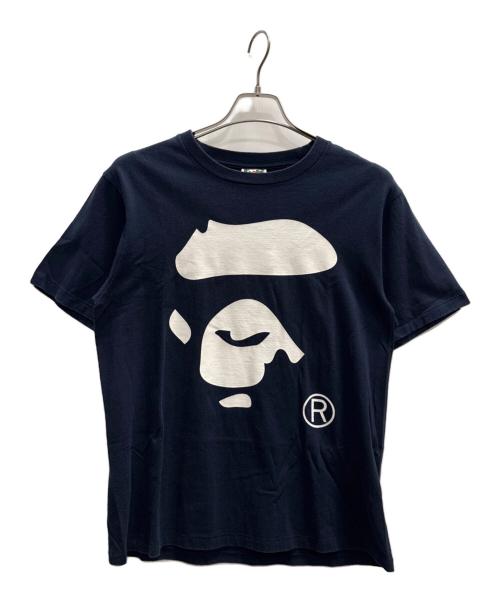 A BATHING APE（アベイシングエイプ）A BATHING APE (アベイシングエイプ) 半袖カットソー ネイビー サイズ:Мの古着・服飾アイテム