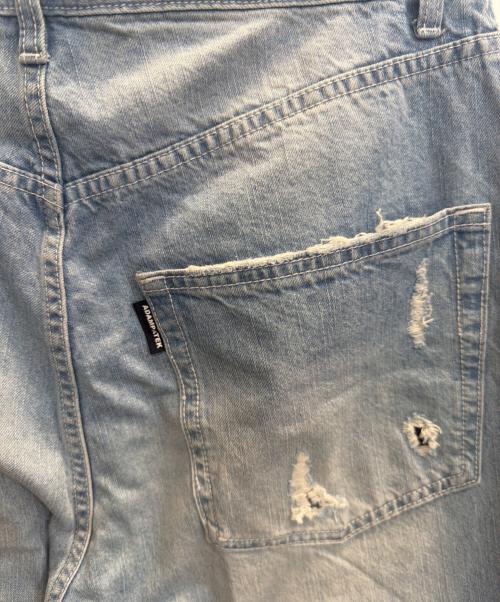 ADAM PATEK（アダムパテック）ADAM PATEK (アダムパテック) クラッシュルーズデニムパンツ インディゴ サイズ:1の古着・服飾アイテム